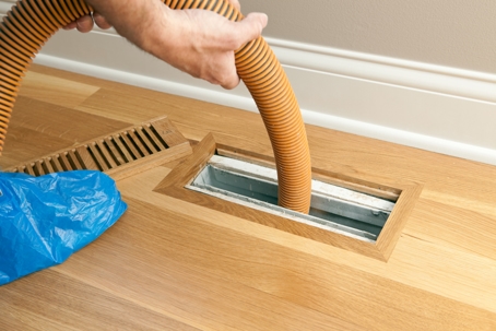 Cleaning Floor Vent and Duct