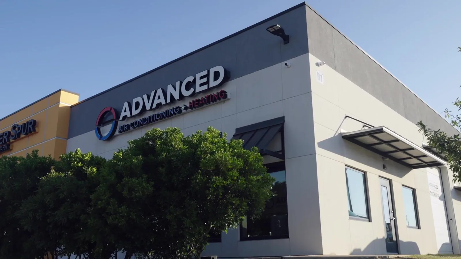 Advanced Air Conditioning + Heating team and service fleet serving Cedar Park, TX